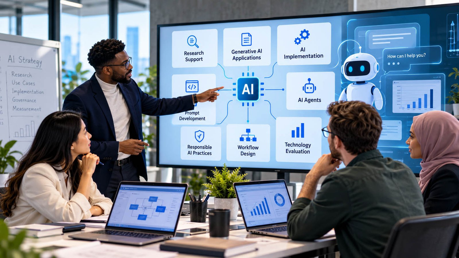 Collaborative AI Strategy Meeting